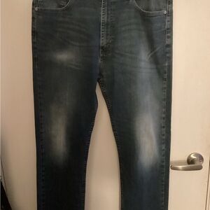 Levi's 505 Dark Wash Straight Jeans